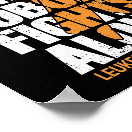 白血病認識度ファミリー支援白血病アワーン ポスター (角)