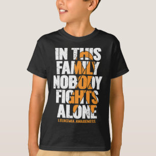白血病認識度ファミリー支援白血病アワーン Tシャツ
