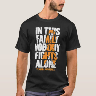 白血病認識度ファミリー支援白血病アワーン Tシャツ