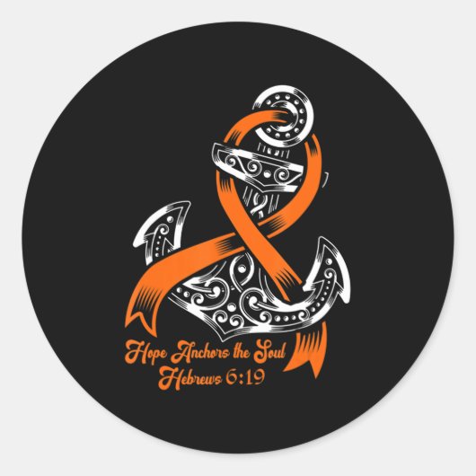 白血病認識度ホープいかりザソウルヘブル ラウンドシール (正面)