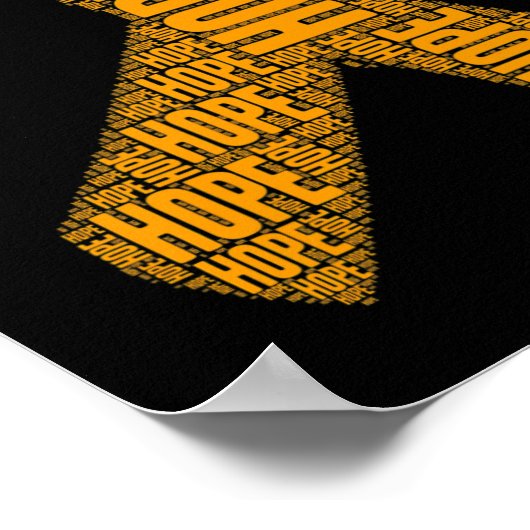 白血病認識度ホープ白血病認識度 ポスター (角)