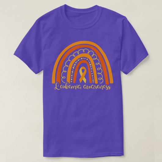 白血病認識度ボホレインボーI Tシャツ (デザイン正面)