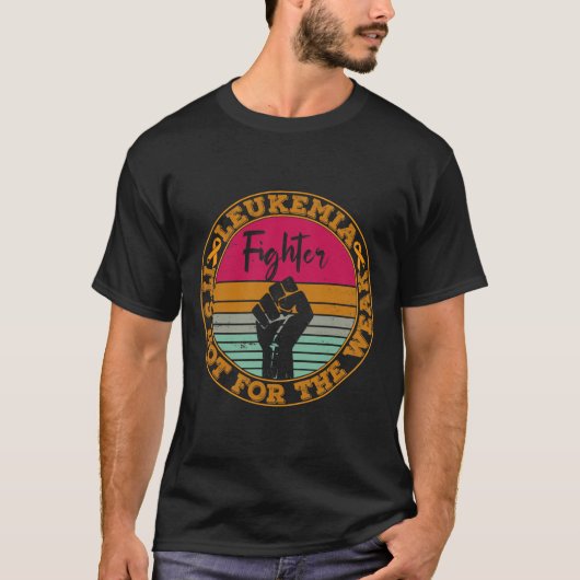 白血病認識度レトロ戦闘士兵 Tシャツ (正面)