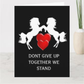 白血病認識度与えアップパパ カード (正面)