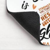 白血病認識度彼女の戦いは私の戦い マウスパッド (コーナー)