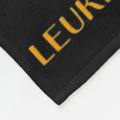 白血病認識度戦士の戦いは我々の戦い フリースブランケット (角)