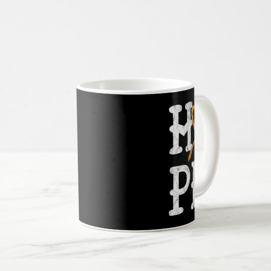 白血病認識度月希望ヴィンテージ血癌 コーヒーマグカップ (正面右)