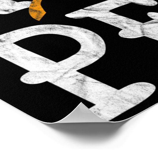 白血病認識度月希望ヴィンテージ血癌 ポスター (角)