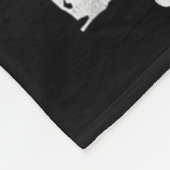 白血病認識度月米国国旗I'A Warri フリースブランケット (角)