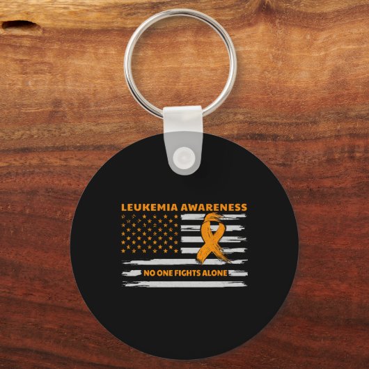 白血病認識度私たちは一緒にがんと闘うCure L キーホルダー (正面)