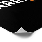 白血病認識度製品オレンジリボンがんW ポスター (角)