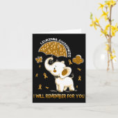 白血病認識度象 カード (黄色い花)