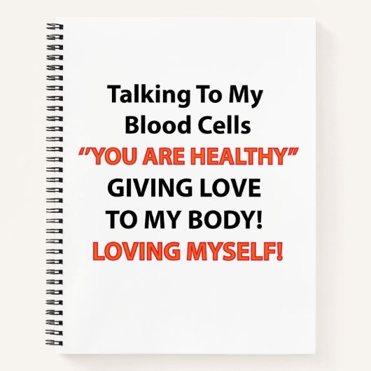 白血病認識度 ノートブック (正面)