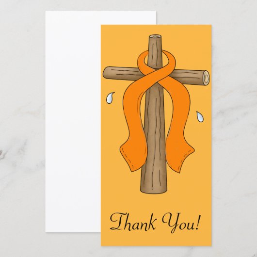 白血病 サンキューカード (正面/裏面)