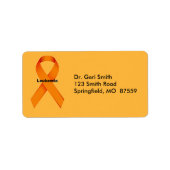 白血病 ラベル (正面)