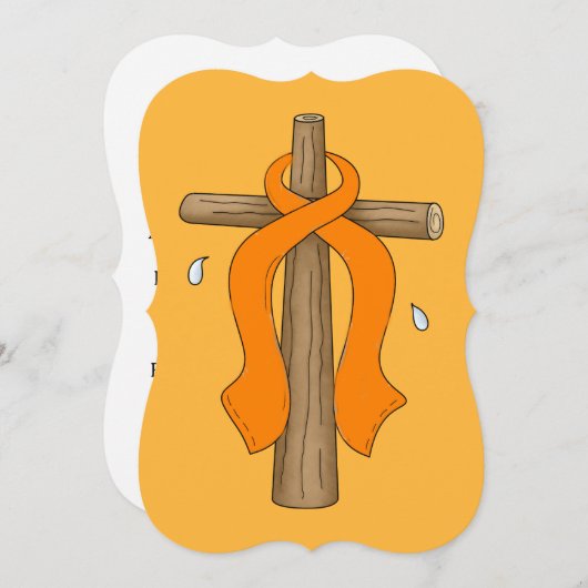 白血病 招待状 (正面/裏面)