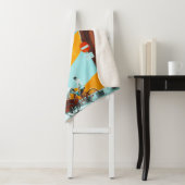 白衣を着た女性の近くに立つ黒いジャケットの男性 シェルパブランケット (インサイチュ)