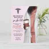 白衣 医学部 卒業 招待状 (スタンド正面)