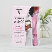 白衣 医学部 卒業 招待状 (スタンド正面)