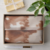 白褐色の牛革 薄葉紙 (ギフト)