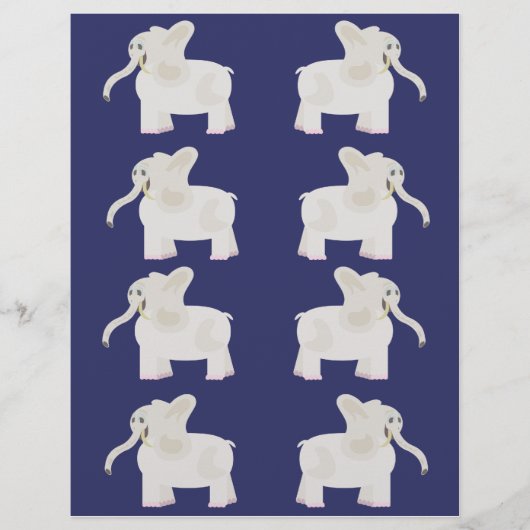 白象のラッピングシート チラシ (正面)