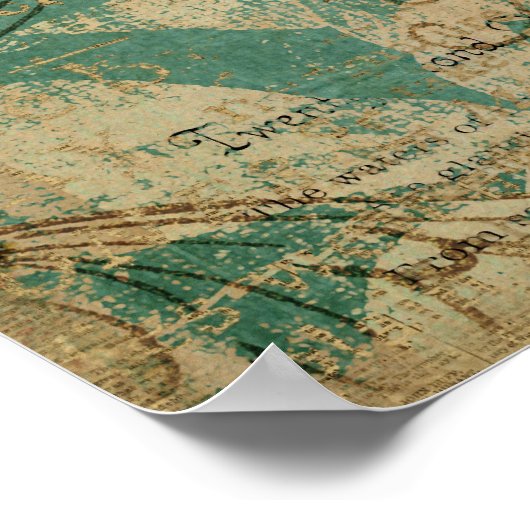 白象の星空の夜のポスター ポスター (角)