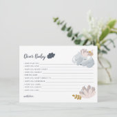 白象の花がベビーを願う シーズンカード (スタンド正面)