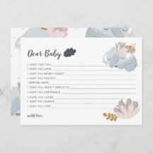 白象の花がベビーを願う