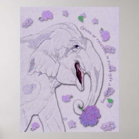 白象の贈り物 ポスター (正面)