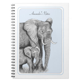 白象パーソナライズされた類 ノートブック