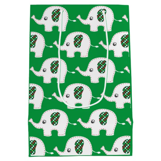 白象抱き枕 ミディアムペーパーバッグ (裏面)