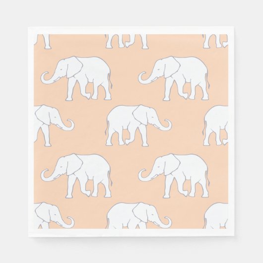 白象 スタンダードランチョンナプキン (正面)