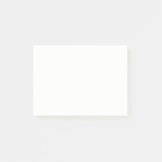 白質北極乳白色 ポストイット (正面)