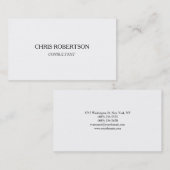 白質魅力的な両面名刺 名刺 (正面/裏面)