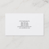 白質魅力的な両面名刺 名刺 (裏面)