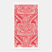 白赤と白い背中の模様の像 (正面)