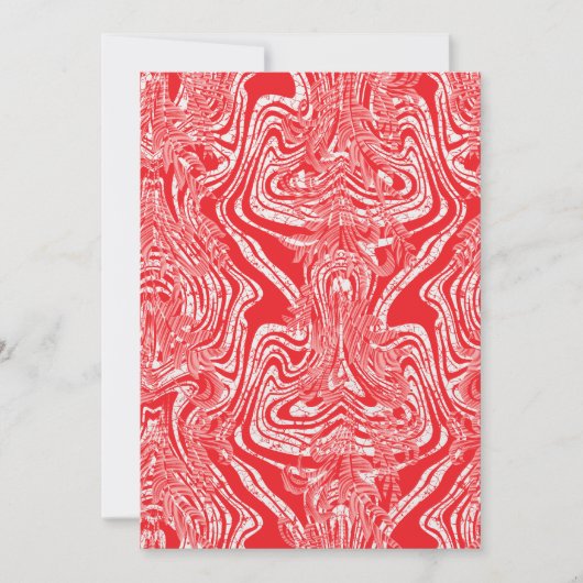 白赤と白い背中の模様の像 シーズンカード (正面)