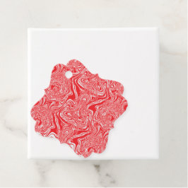 白赤と白い背中の模様の像 フェイバータグ