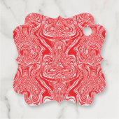 白赤と白い背中の模様の像 フェイバータグ (裏面)