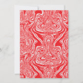 白赤と白い背中の模様の像 案内状 (裏面)