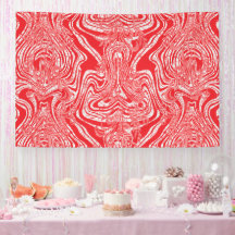 白赤と白い背中の模様の像