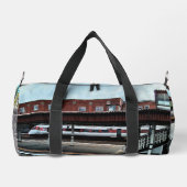 白赤列車 ダッフルバッグ (裏面)