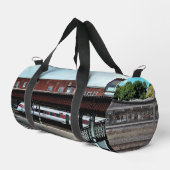 白赤列車 ダッフルバッグ (右コーナー)