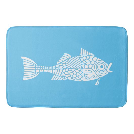 白身魚 バスマット (正面)