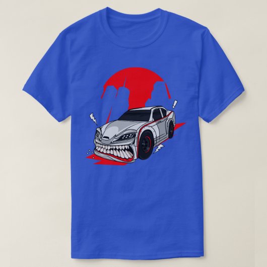 白速モンスターカー Tシャツ (デザイン正面)