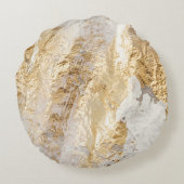 白金ゴールドのブ絵を描ラシテクスチャ ラウンドクッション (裏面)