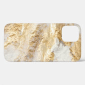 白金ゴールドのブ絵を描ラシテクスチャ Case-Mate iPhoneケース (裏面 (横))