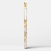 白金ゴールドのブ絵を描ラシテクスチャ Case-Mate iPhoneケース (裏面 / 左)