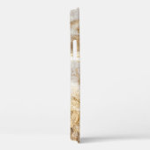 白金ゴールドのブ絵を描ラシテクスチャ Case-Mate iPhoneケース (裏面 / 右)