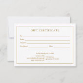 白金ゴールドエレガントロゴギフト券 (正面)